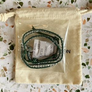 Green Wrap Victoria Emerson Wrap Bracelet